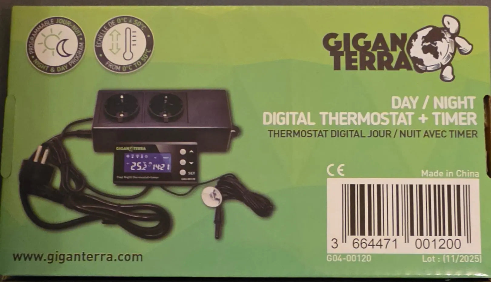 Thermostat jour/nuit